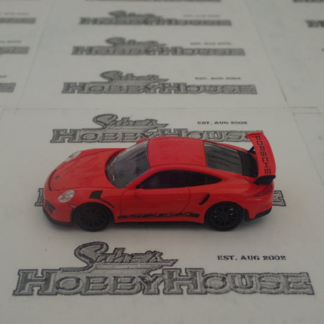 Minichamps - 870 063226 1/87 Scale - Porsche 911 GT3RS 2015 Orange with Stripes