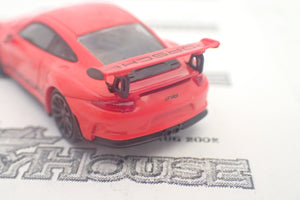 Minichamps - 870 063226 1/87 Scale - Porsche 911 GT3RS 2015 Orange with Stripes