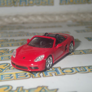 Minichamps 870 065130 - 1/87 Scale Porsche 718 Boxster 2016 in Red Scale Model Replica