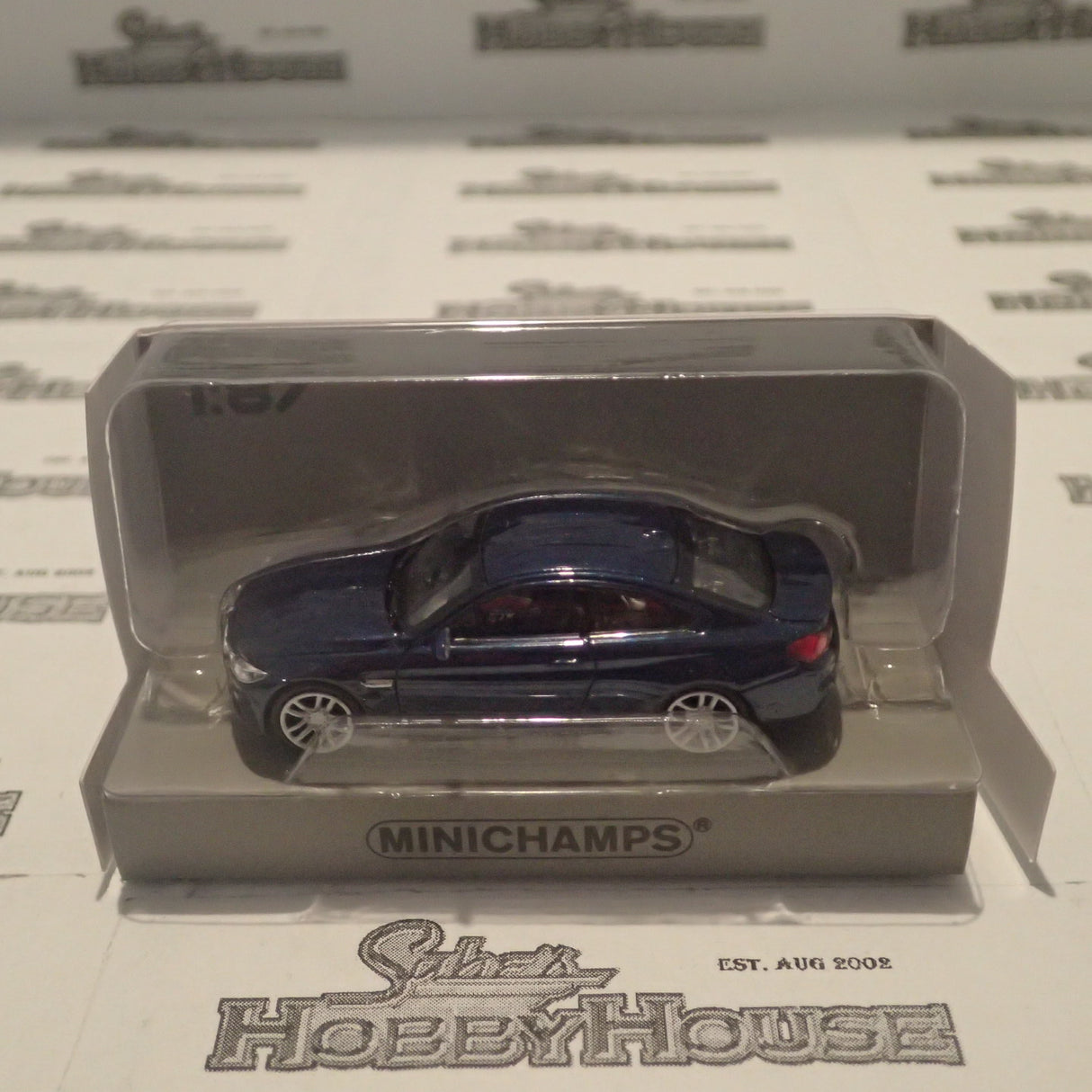 Minichamps - 870 027201 1/87 Scale - BMW M4 Coupe 2015 Blue Metallic