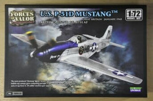 Forces Of Valor 1:72 Scale U.S. P-51D Mustang Plastic Kit