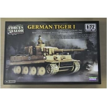 Forces Of Valor - 1/72 Scale - GERMAN TIGER I Tunesia, Spring, 1943 - Plastic Model Kit