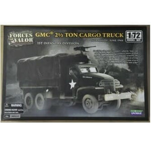 Forces Of Valor - 1/72 Scale - GMC 2 1/2 Ton Cargo Truck, 1st Infantry Division, Normandy June 1944 Plastic Model Kit