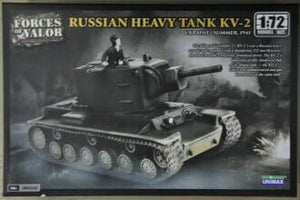 Forces Of Valor - 1:72 -  Russian Heavy Tank KV-2 Ukraine Summer 1941 Plastic Kit