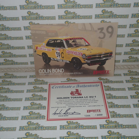 Biante/AutoArt 87060 1/18 Scale Holden 1970 LC Torana #39C Colin Bond