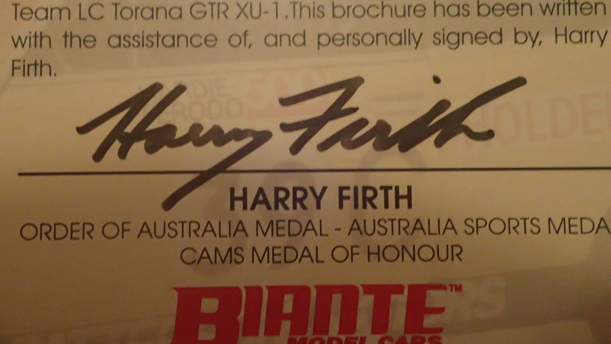 Biante/AutoArt 87060 1/18 Scale Holden 1970 LC Torana #39C Colin Bond