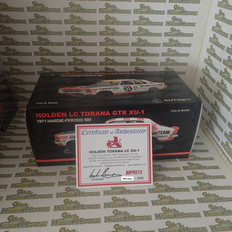 Biante/AutoArt 87162 1/18 Scale Holden 1971 LC Torana Colin Bond #31D