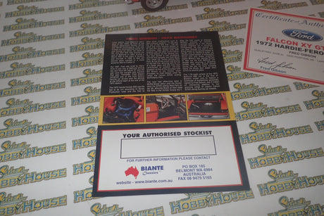 Biante AutoArt - 87214 1/18 1972 Bathurst - Falcon XY GTHO - Fred Gibson #8D