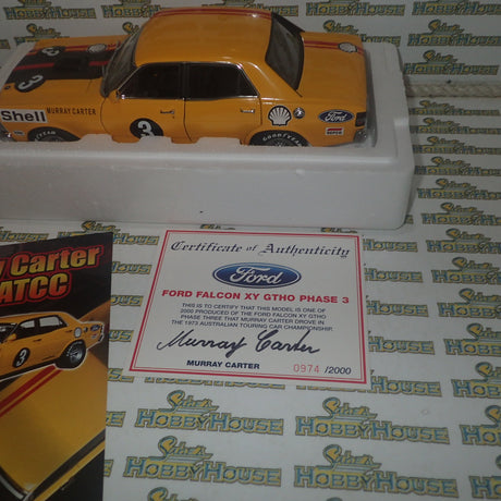 Biante AutoArt - 87310 1/18 Scale FORD FALCON XY GTHO PHASE 3 1973 MURRAY CARTER CAR #3