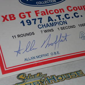 BIANTE AUTOart 87711 - 1/18 Ford XB GT Falcon Coupe 1977 ATCC Champion. SIGNED COA