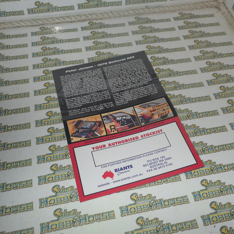 Biante AutoArt 87961 - 1/18 Scale Holden LX Torana SS A9X 2DR #19 Janson-Perkins 1979 Hardie-Ferodo 1000 Diecast Scale Model Replica