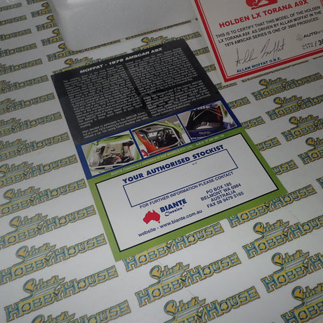 Biante/AutoArt 87964 - 1/18 Scale Holden LX Torana A9X as driven by Allan Moffat in the 1979 Amscar series.