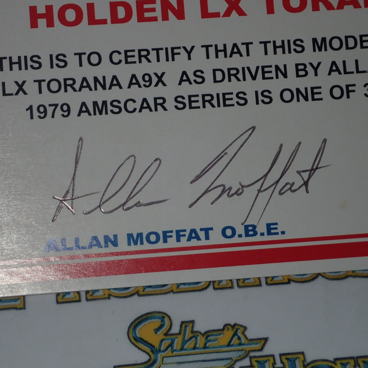 Biante/AutoArt 87964 - 1/18 Scale Holden LX Torana A9X as driven by Allan Moffat in the 1979 Amscar series.
