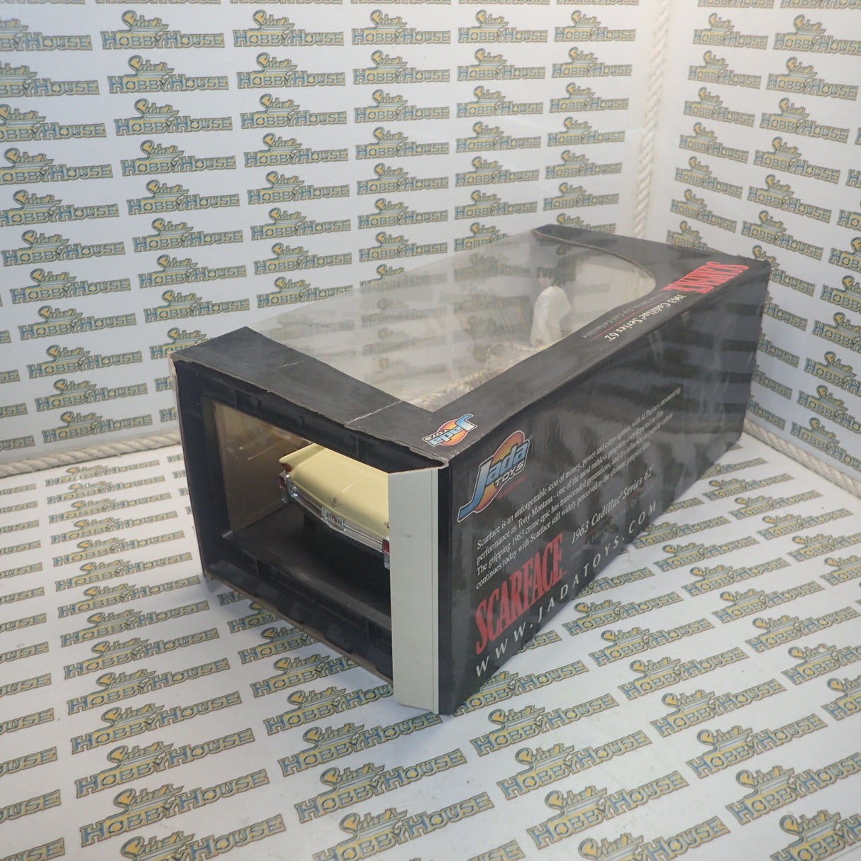 Jada 90003 - 1/18 SCARFACE 1963 CADILLAC SERIES 62 Die-Cast Replica