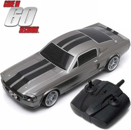 Greenlight RC 91001 - 1/18 Scale - 2.4GHz Gone in 60 Seconds '67 Mustang "Eleanor" Ready to Run Remote Control
