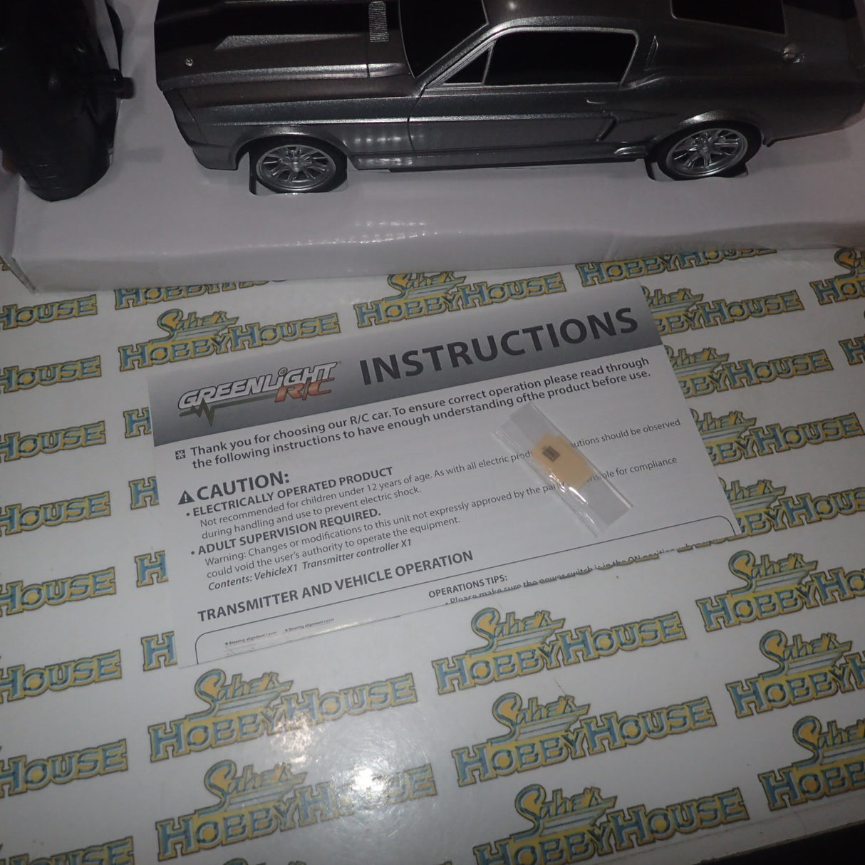 Greenlight RC 91001 - 1/18 Scale - 2.4GHz Gone in 60 Seconds '67 Mustang "Eleanor" Ready to Run Remote Control