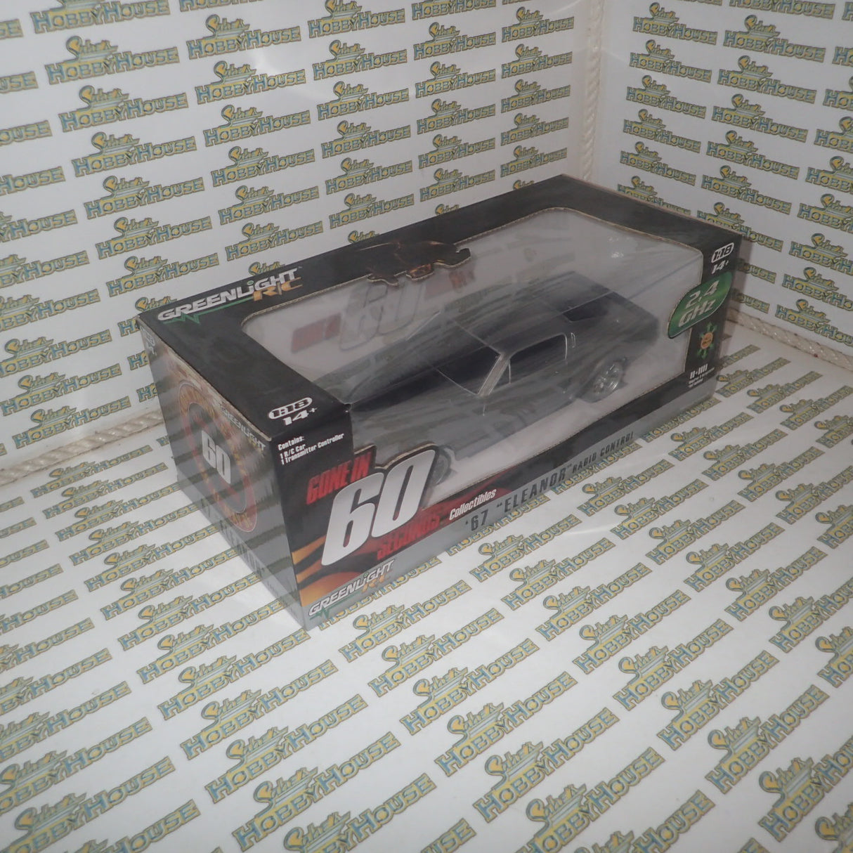 Greenlight RC 91001 - 1/18 Scale - 2.4GHz Gone in 60 Seconds '67 Mustang "Eleanor" Ready to Run Remote Control