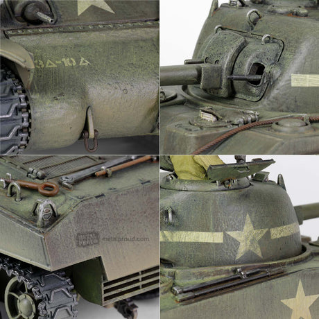 Forces of Valor MP-912131A -1:32 [Engine Plus Series] U.S. medium tank Sherman M4A3 (75) Scale Model Replica