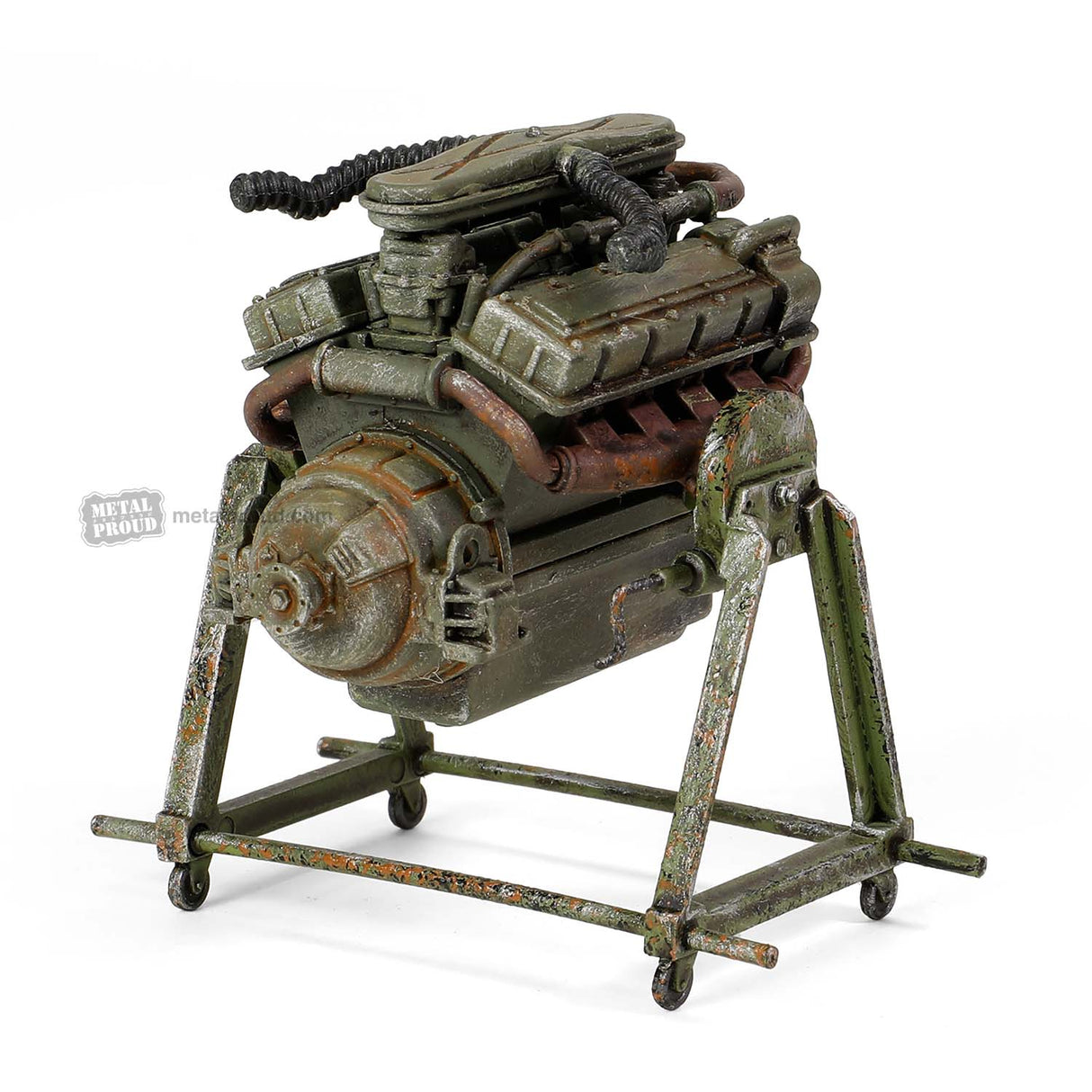 Forces of Valor MP-912131A -1:32 [Engine Plus Series] U.S. medium tank Sherman M4A3 (75) Scale Model Replica