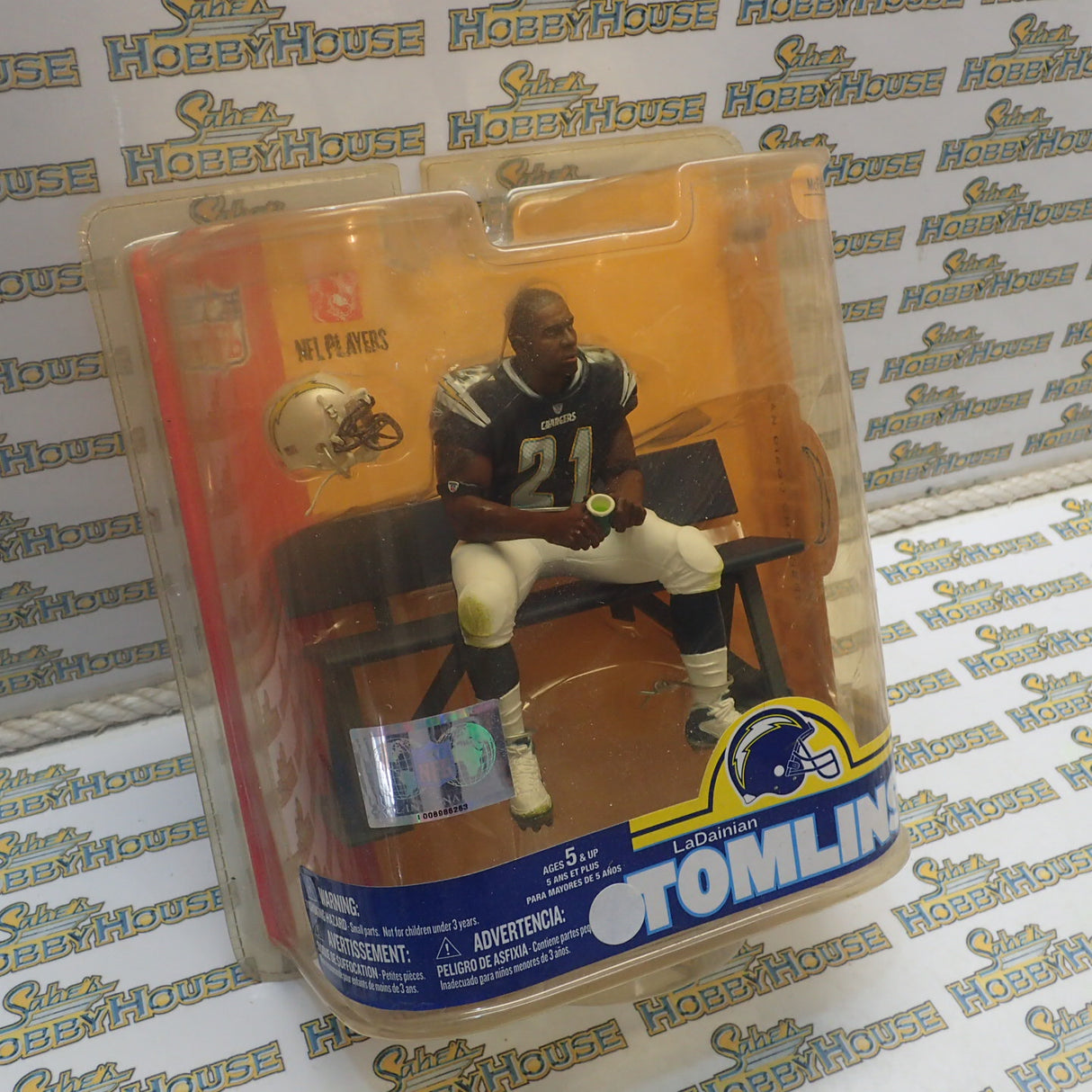 McFarlane 92773 - NFL Football series 16 LaDAINIAN TOMLINSON figure (San Diego Chargers)
