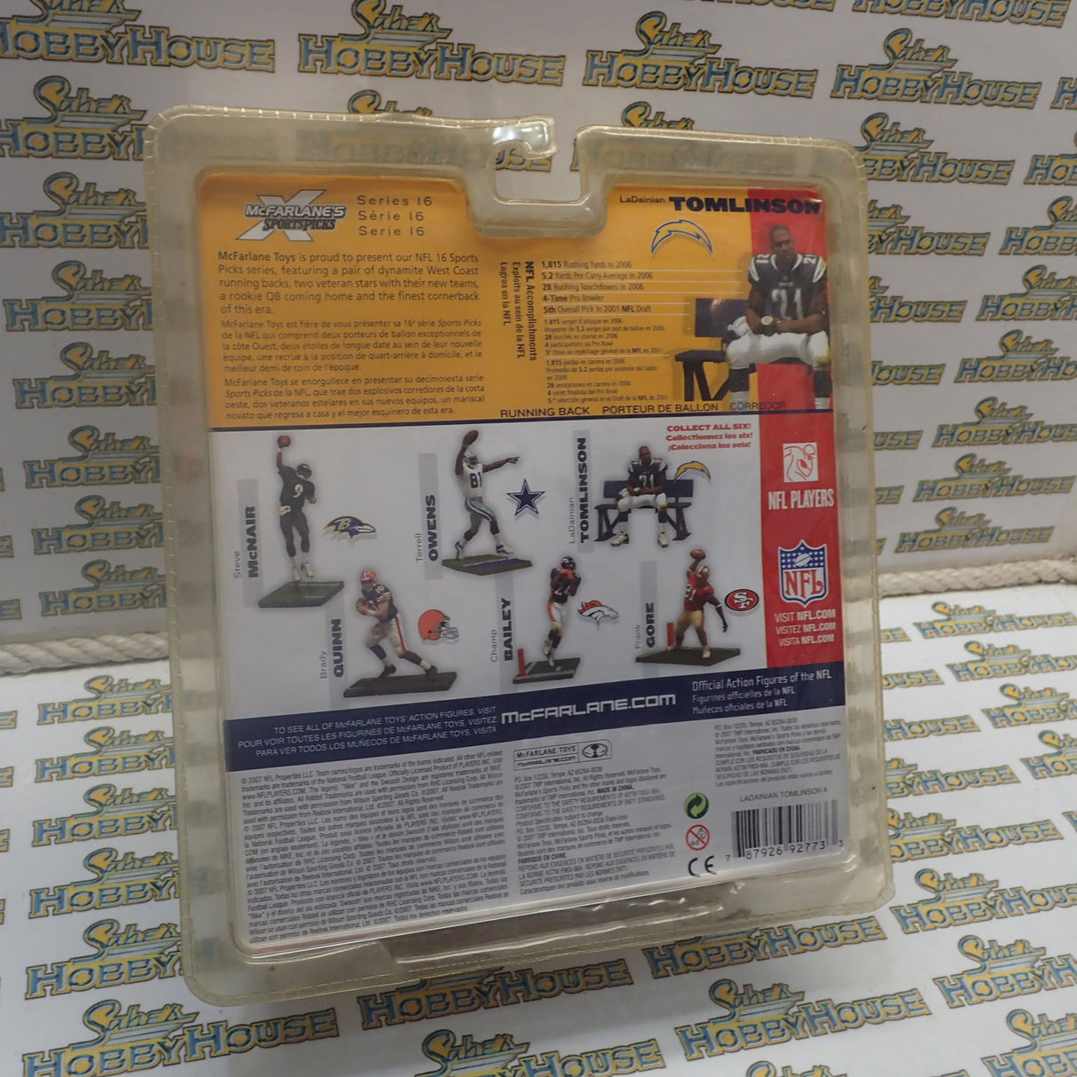 McFarlane 92773 - NFL Football series 16 LaDAINIAN TOMLINSON figure (San Diego Chargers)