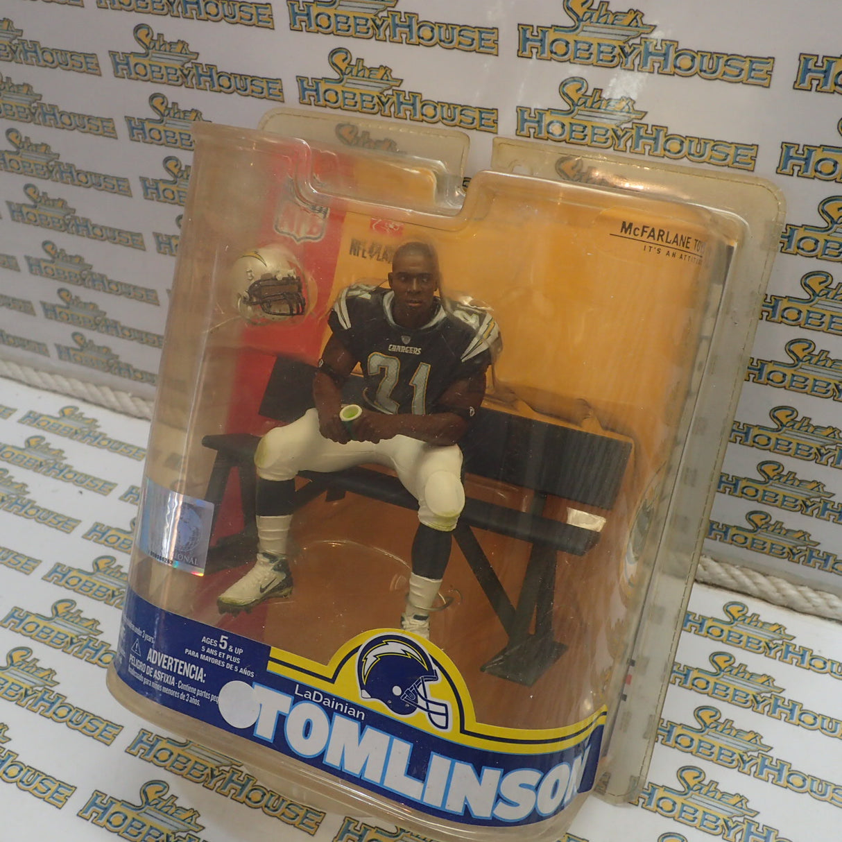 McFarlane 92773 - NFL Football series 16 LaDAINIAN TOMLINSON figure (San Diego Chargers)