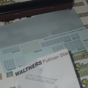 Walthers 932-55097 - Pullman-Standard Streamlined 72' Baggage Car Pennsylvania Railroad (Smooth Sides, Tuscan)