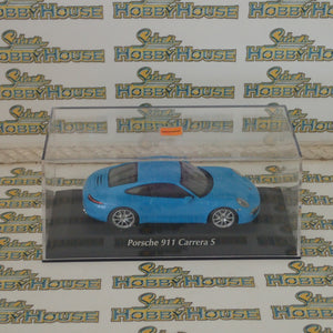 Maxichamps - 1/43 Scale - 2012 Porsche 911 Carrera S in Blue Diecast Model Replica