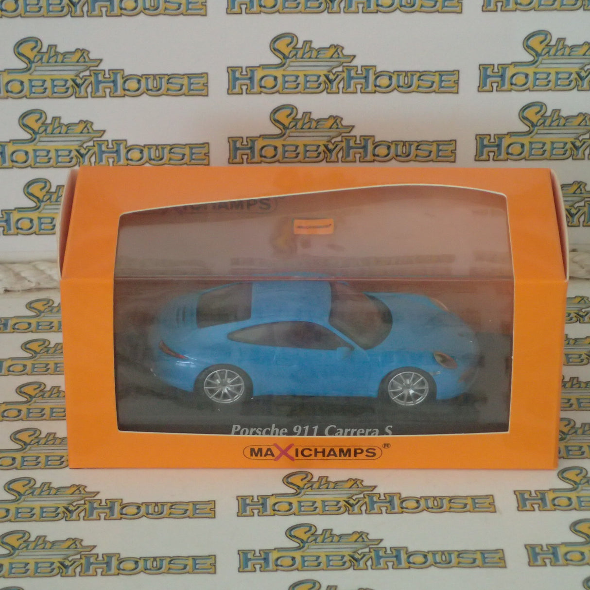 Maxichamps - 1/43 Scale - 2012 Porsche 911 Carrera S in Blue Diecast Model Replica