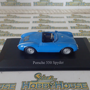 Maxichamps - 1/43 Scale - Porsche 550 Spyder in Blue Scale Model Replica