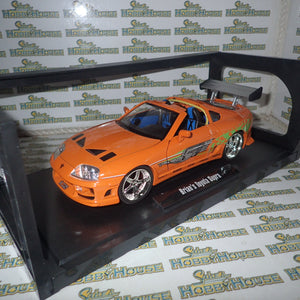 Jada 97505 - 1/18 Scale - Fast & Furious - Brian's Toyota Supra Diecast Model Replica