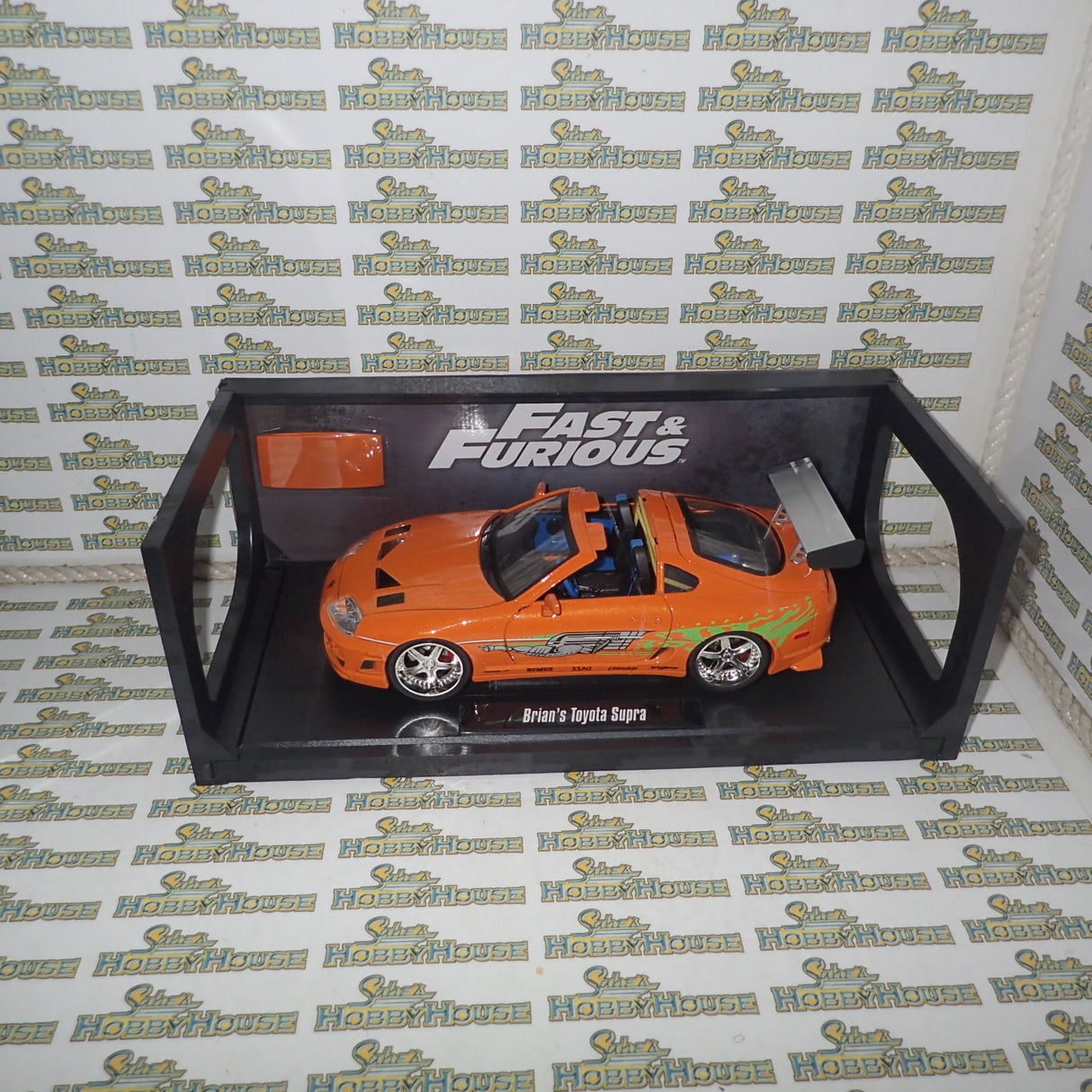 Jada 97505 - 1/18 Scale - Fast & Furious - Brian's Toyota Supra Diecast Model Replica