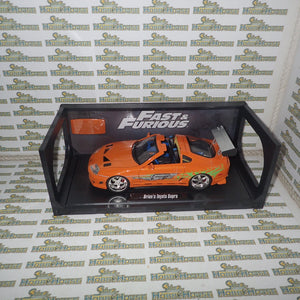Jada 97505 - 1/18 Scale - Fast & Furious - Brian's Toyota Supra Diecast Model Replica