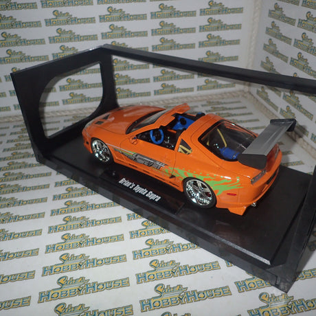 Jada 97505 - 1/18 Scale - Fast & Furious - Brian's Toyota Supra Diecast Model Replica
