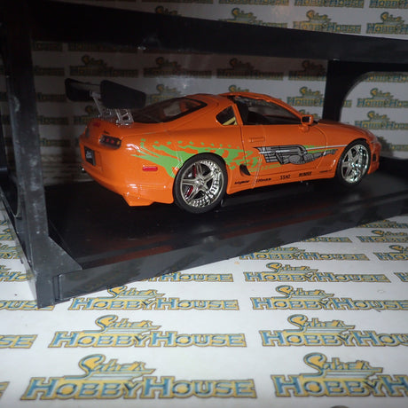 Jada 97505 - 1/18 Scale - Fast & Furious - Brian's Toyota Supra Diecast Model Replica
