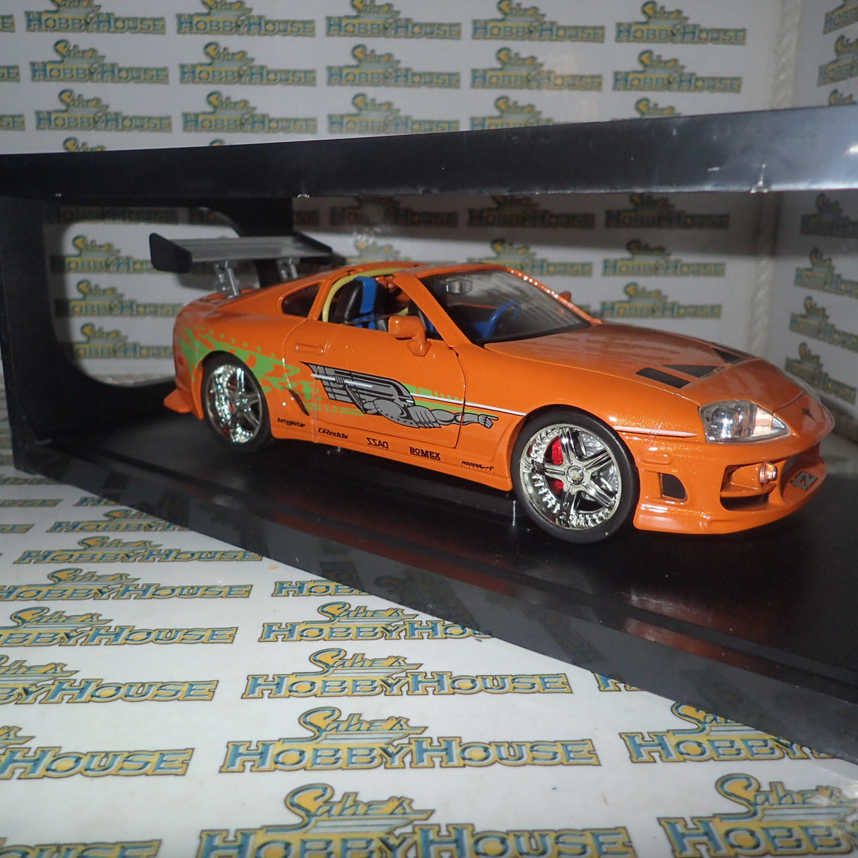 Jada 97505 - 1/18 Scale - Fast & Furious - Brian's Toyota Supra Diecast Model Replica