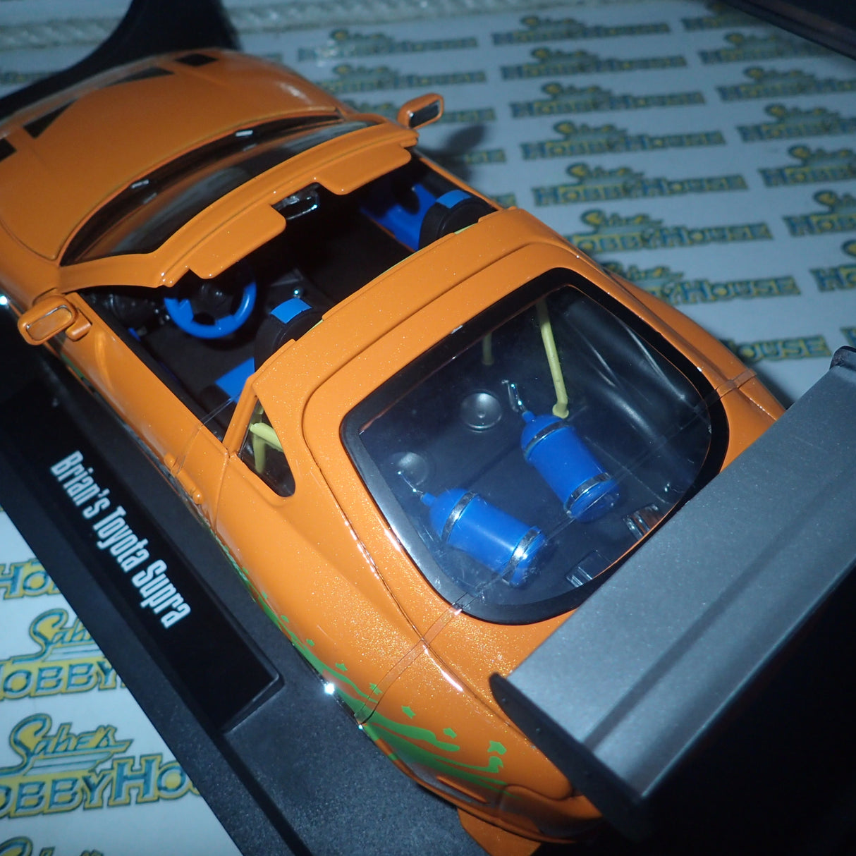 Jada 97505 - 1/18 Scale - Fast & Furious - Brian's Toyota Supra Diecast Model Replica