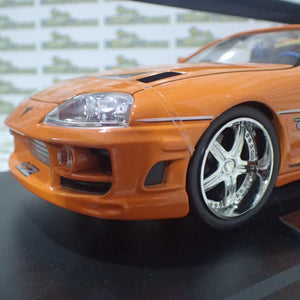 Jada 97505 - 1/18 Scale - Fast & Furious - Brian's Toyota Supra Diecast Model Replica