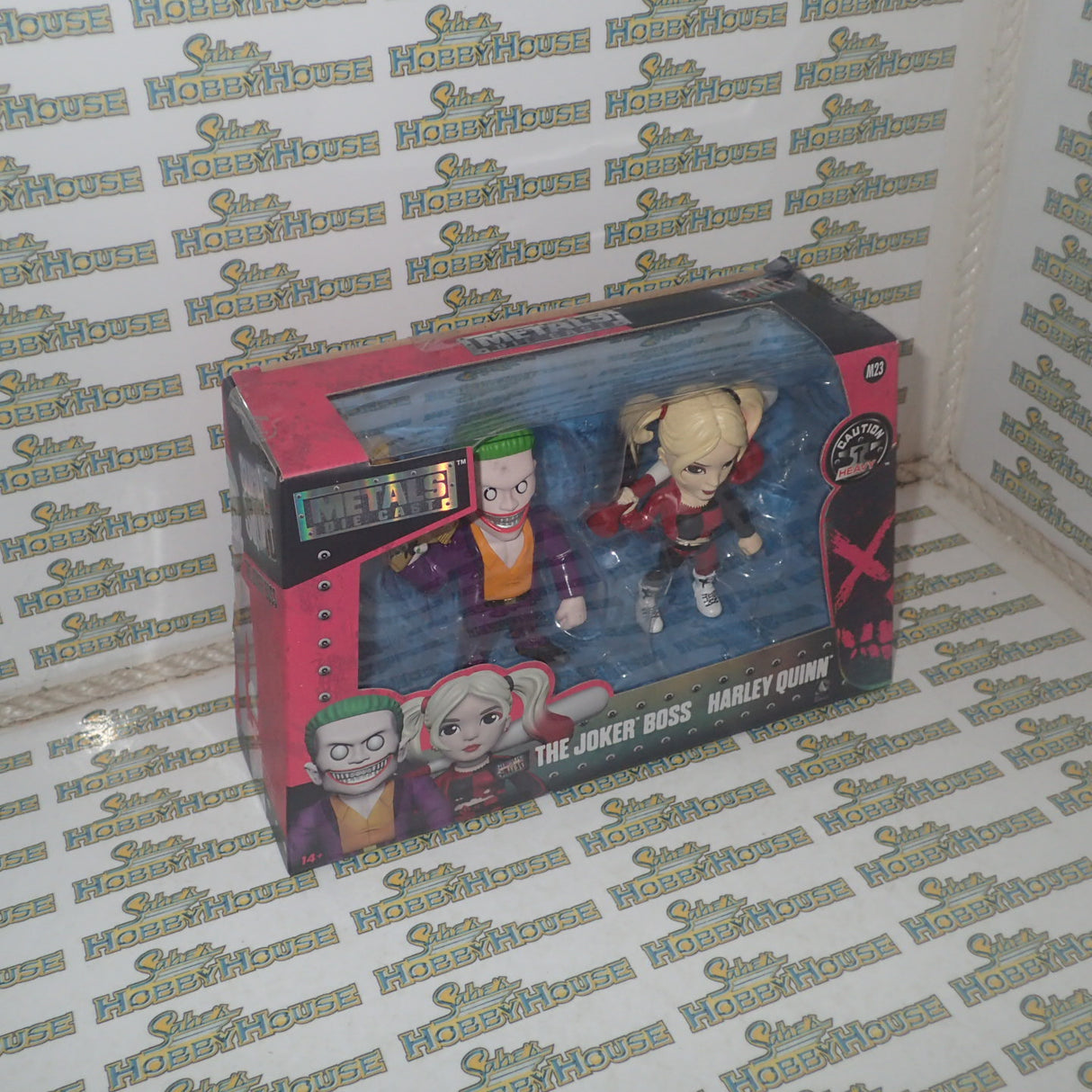 Jada JAD97571 - Suicide Squad – Joker & Harley 4″ Metals Die-Cast Action Figure 2-Pack