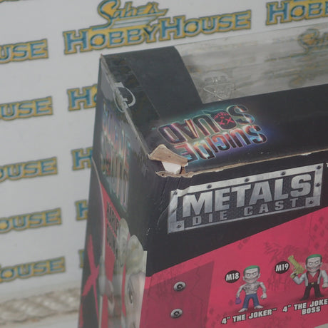 Jada JAD97571 - Suicide Squad – Joker & Harley 4″ Metals Die-Cast Action Figure 2-Pack