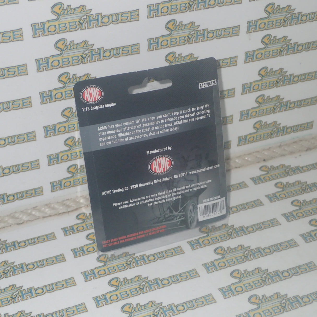 ACME A1800812E - 1/18 Scale Blown Winged Express HEMI 392 Engine & Transmission