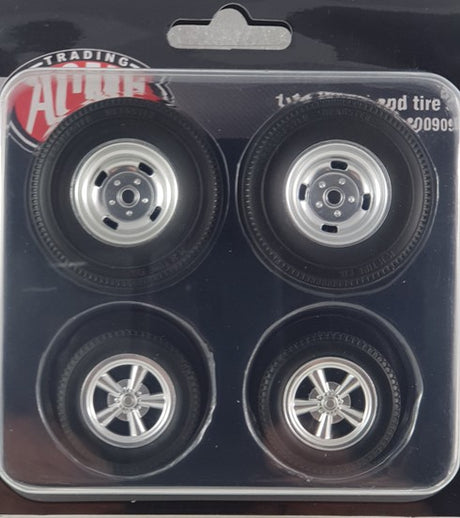 ACME A1800909W - 1/18 Scale Gasser Wheel and Tire Set