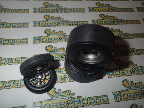 ACME A1800920W - 1/18 Scale Gasser Wheel and Tire Set - Magnesium