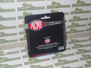 ACME A1800921W - 1/18 Scale Gasser Wheel and Tire Set - Show Chrome