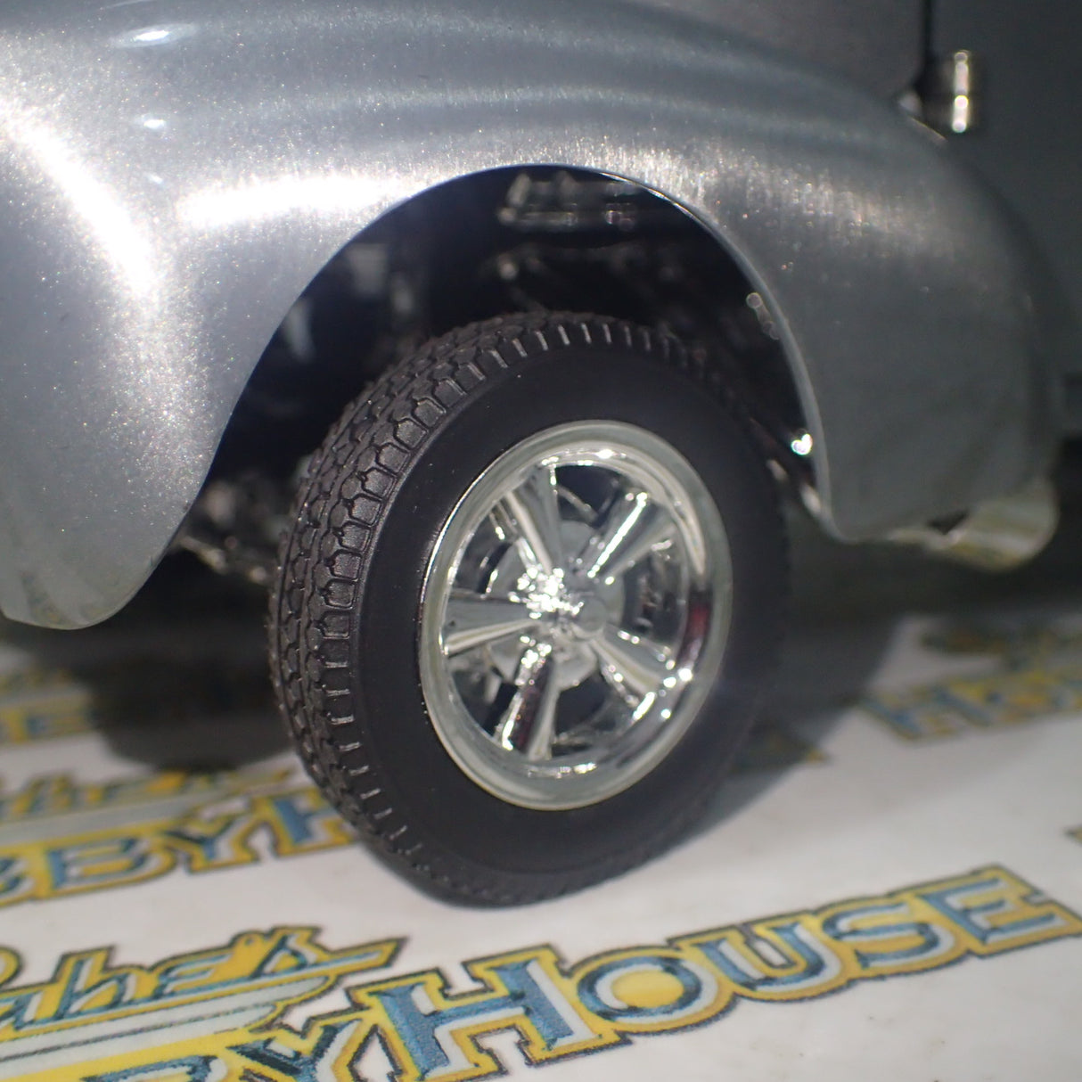 ACME A1800937 - 1/18 1940 Gasser - Hammered Steel Diecast Scale Model Replica