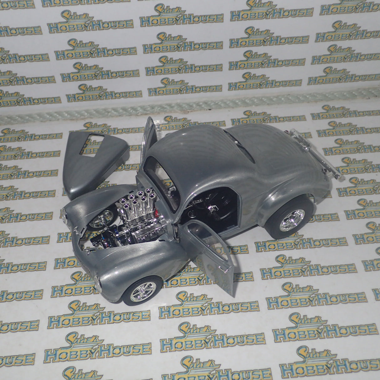 ACME A1800937 - 1/18 1940 Gasser - Hammered Steel Diecast Scale Model Replica