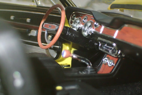 ACME A1801806 - 1/18 Scale 1968 Shelby GT 350 - "WT" Paint Scheme 6066 Yellow - Release 2