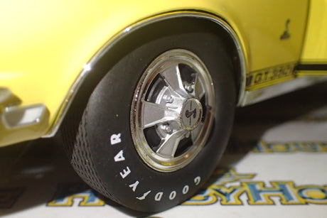 ACME A1801806 - 1/18 Scale 1968 Shelby GT 350 - "WT" Paint Scheme 6066 Yellow - Release 2