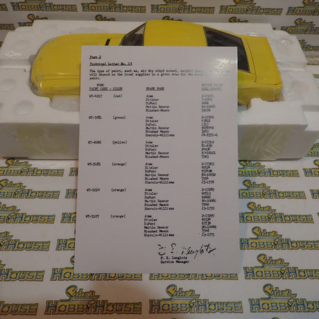 ACME A1801806 - 1/18 Scale 1968 Shelby GT 350 - "WT" Paint Scheme 6066 Yellow - Release 2