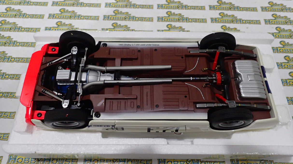 ACME A1801813 - 1/18 Scale Charlie Kemp 1965 Shelby G.T.350R only 123 Diecast Scale Model Replica's made